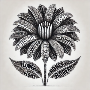 Typography Flower