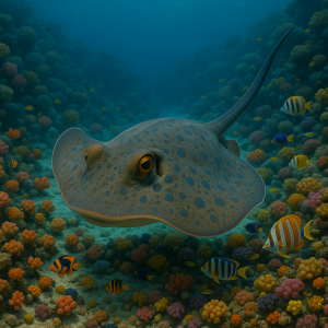 Create a photo of a stingray